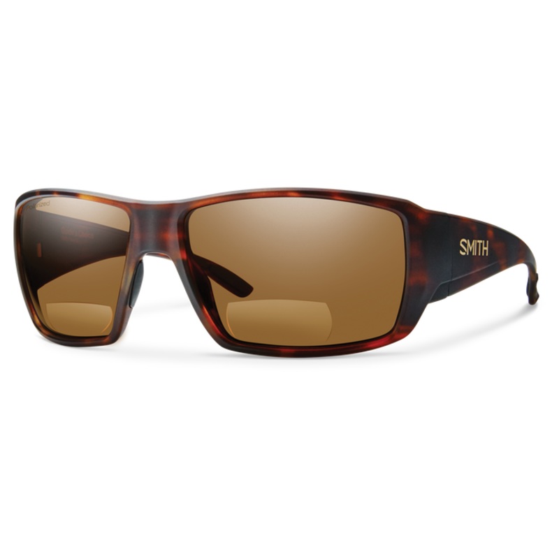 Smith Guide’s Choice Bifocal Sunglasses – Matte Havana Frame | Polarized Brown +2.50 Lens