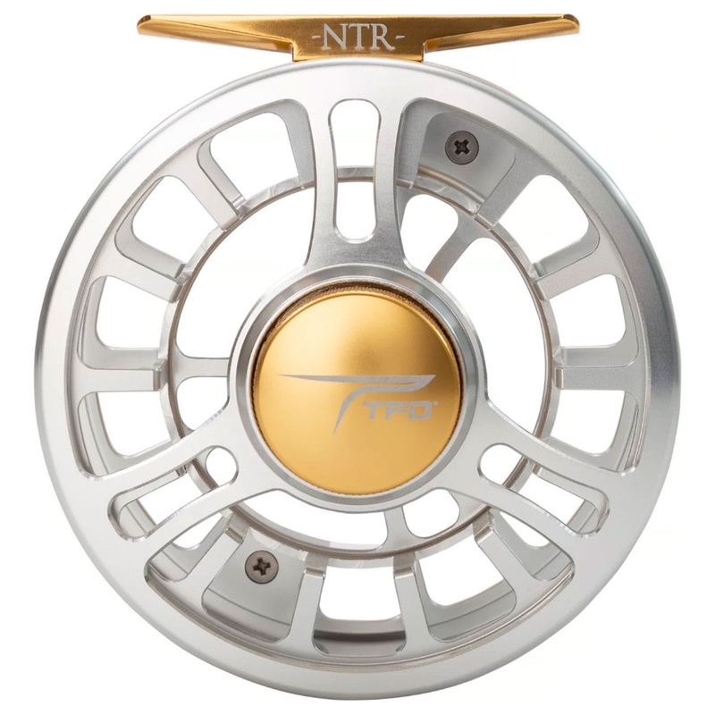 Temple Fork Outfitters NTR III Large Arbor Reel – Clear/Gold