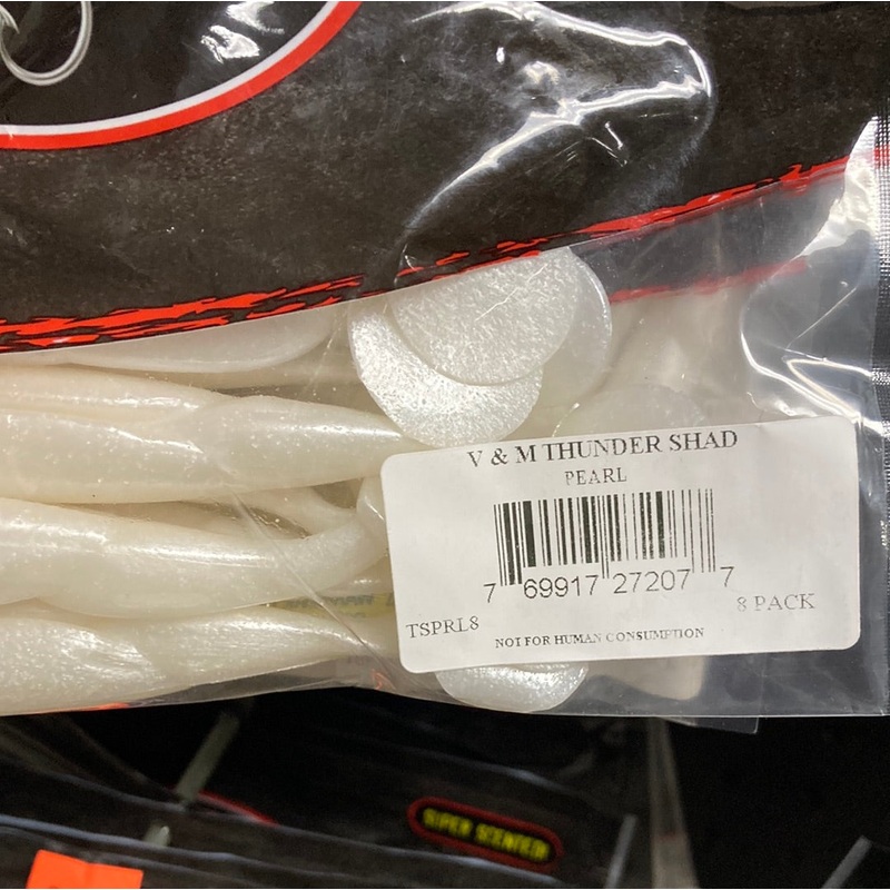 V&M Thunder Shad – Pearl