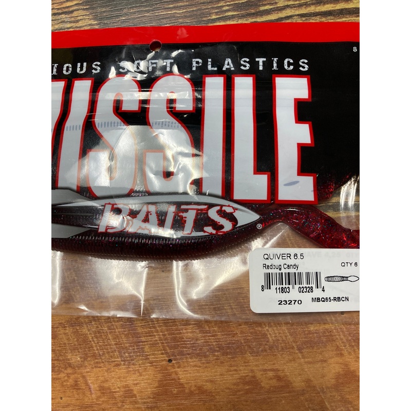 Missile Baits Quiver 6.5 Bruised Plum