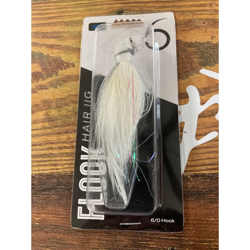 6th Sense Flock Hair Jig 5/8 oz. 6/0 Shad Ice
