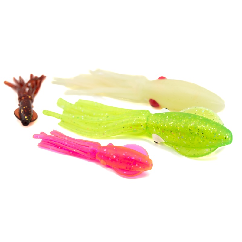 B2 Squid Soft Plastic Squid Bodies