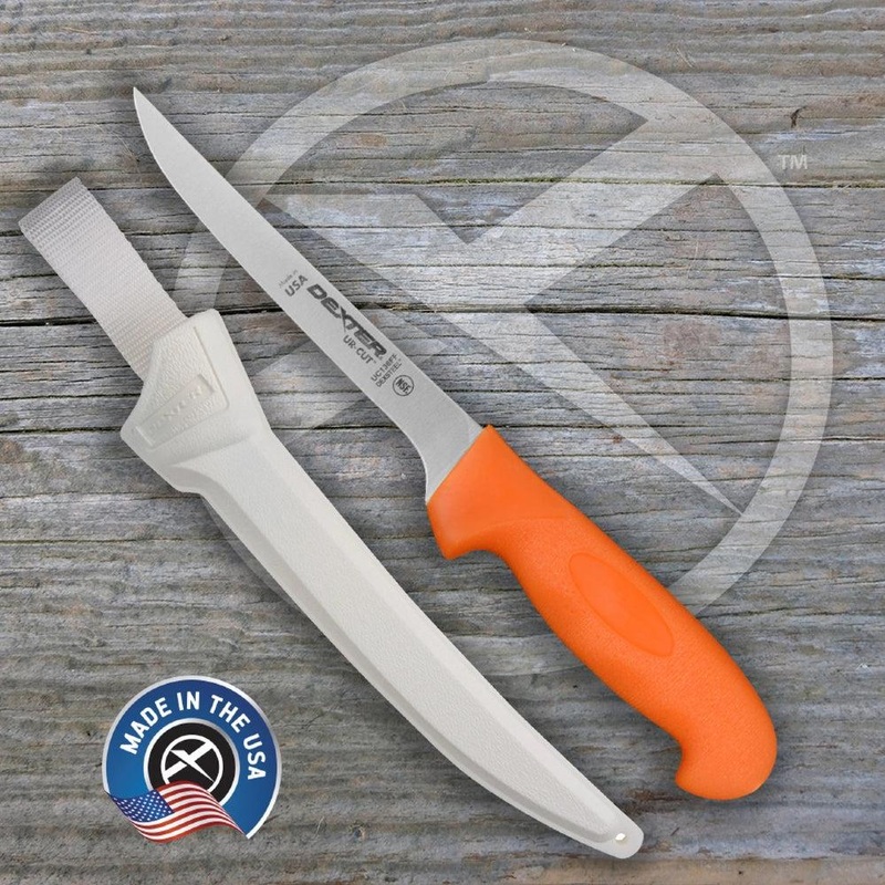 Dexter 6″ Moldable Handle fillet knife with sheath