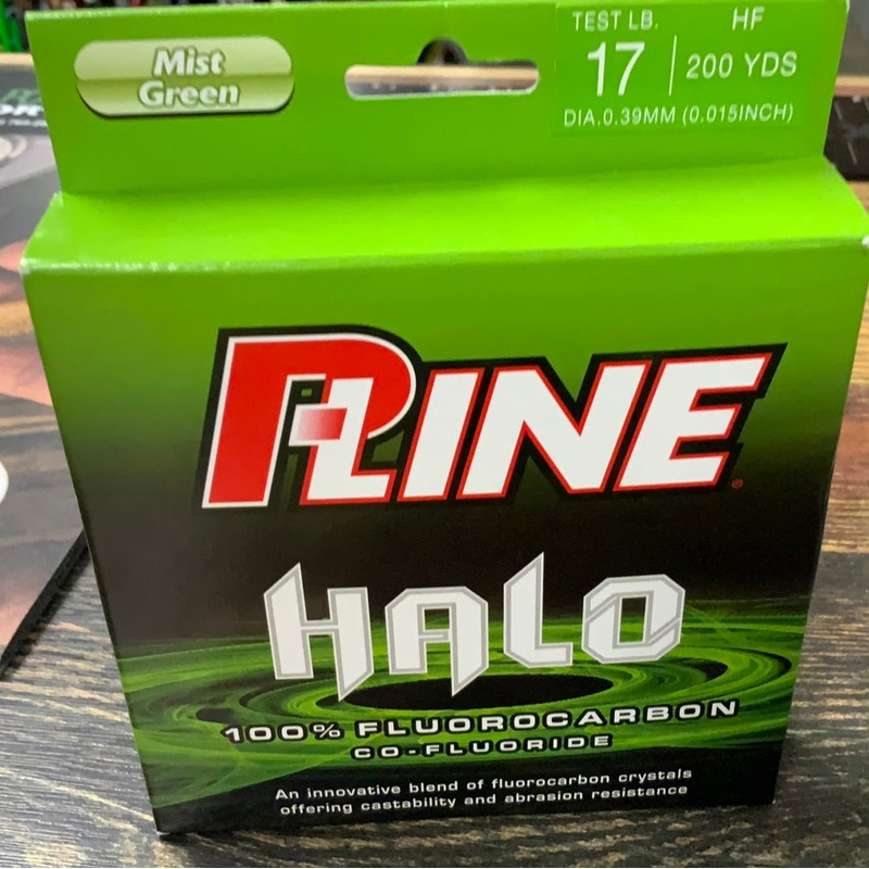 P LINE HALO Fluoro 17 lb. 200 yd – Mist Green