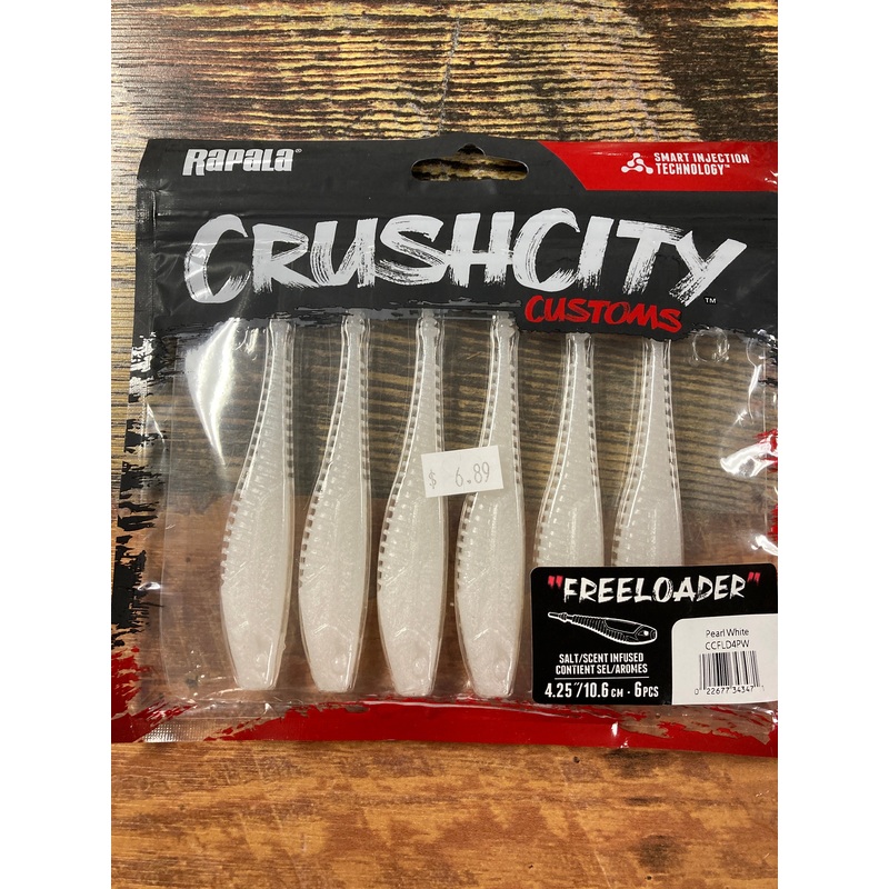 Rapala Crushcity Freeloader 4.25″ Pearl White