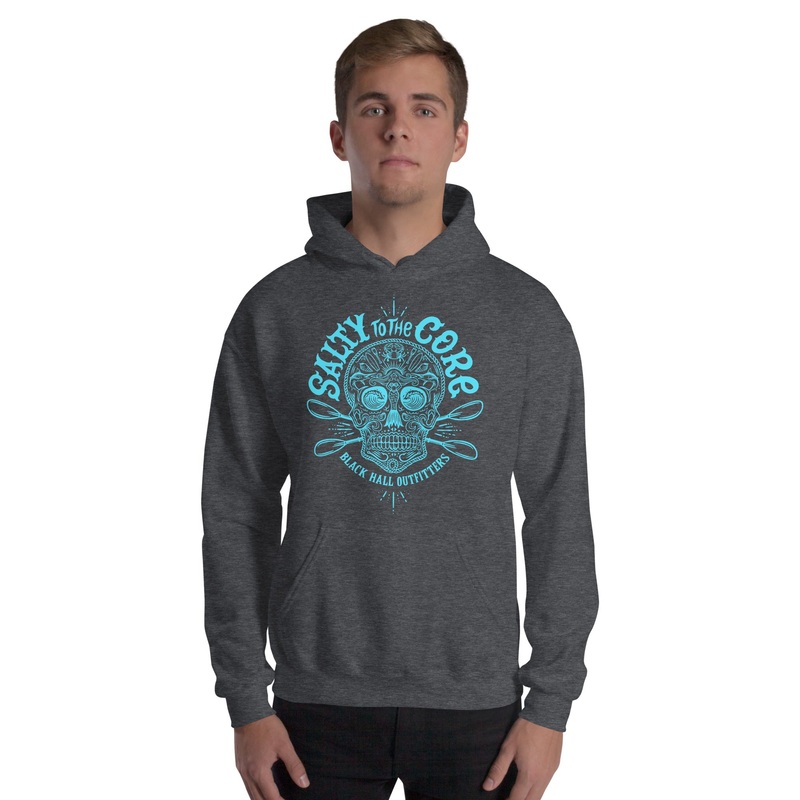 BHO “Salty to the Core” Sugar Skull Men’s Hoodie