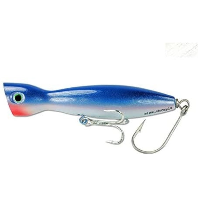 Super Strike Little Neck Popper 1-1/2oz Blue