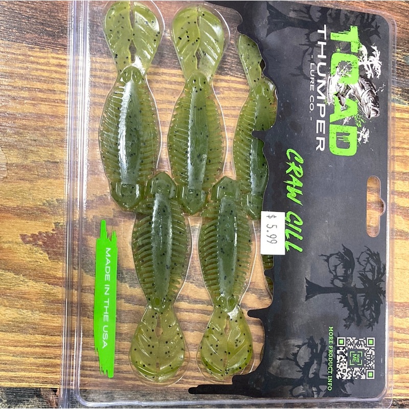 Toad Thumper Craw Gill – Watermelon Blk Flk