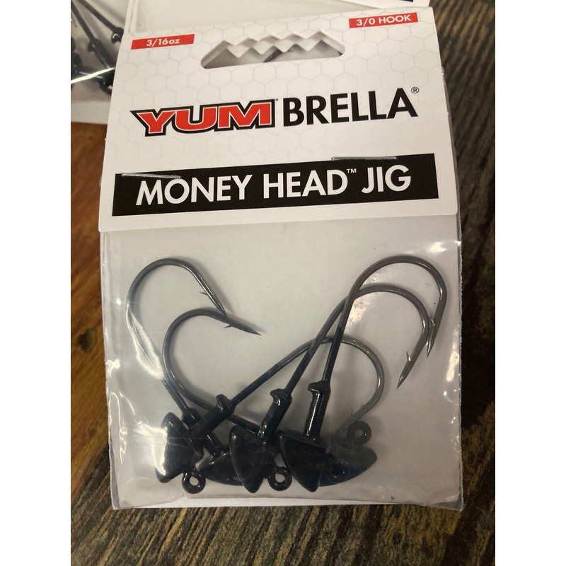 Yum Money Head Jig 3/16 oz. 3/0 Black