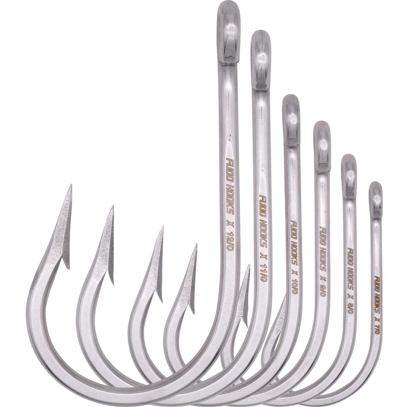 FUDO Hooks – Super Ocean Southern Tuna Ringed Eye Hooks