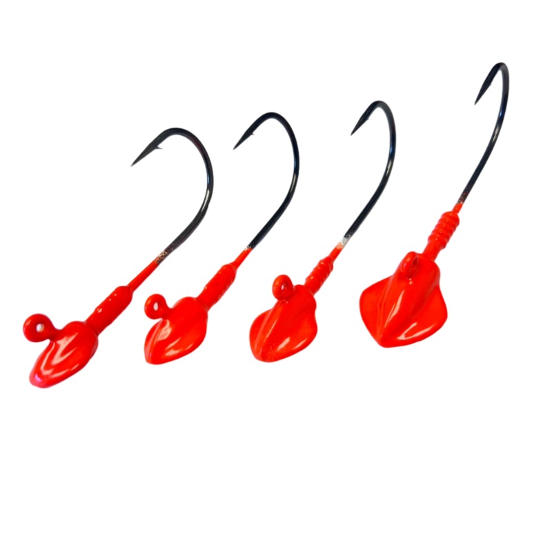 Lead Masters Fluke Heads 8/0 Hook 2pk