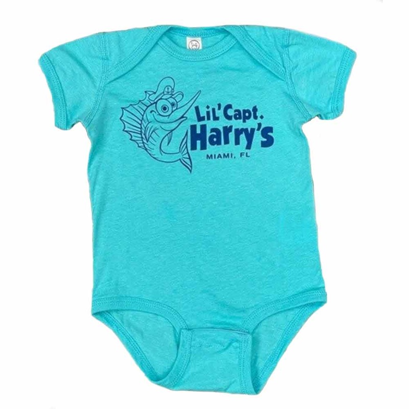 Lil Capt Harry’s Blue Cotton Onesie