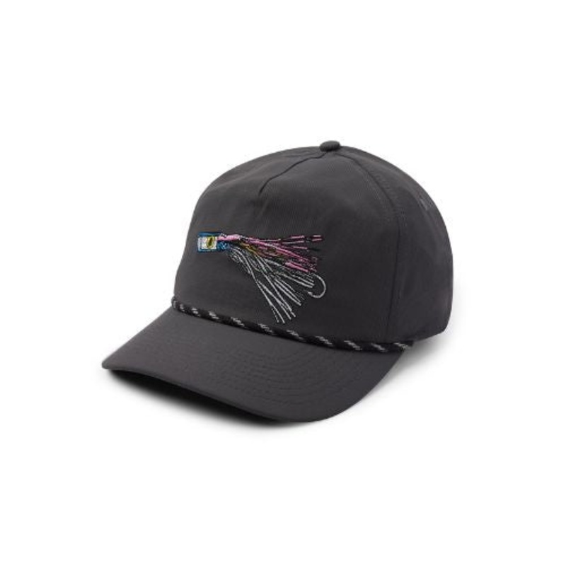 Pelagic Lured Unstructured Snapback Hat Graphite