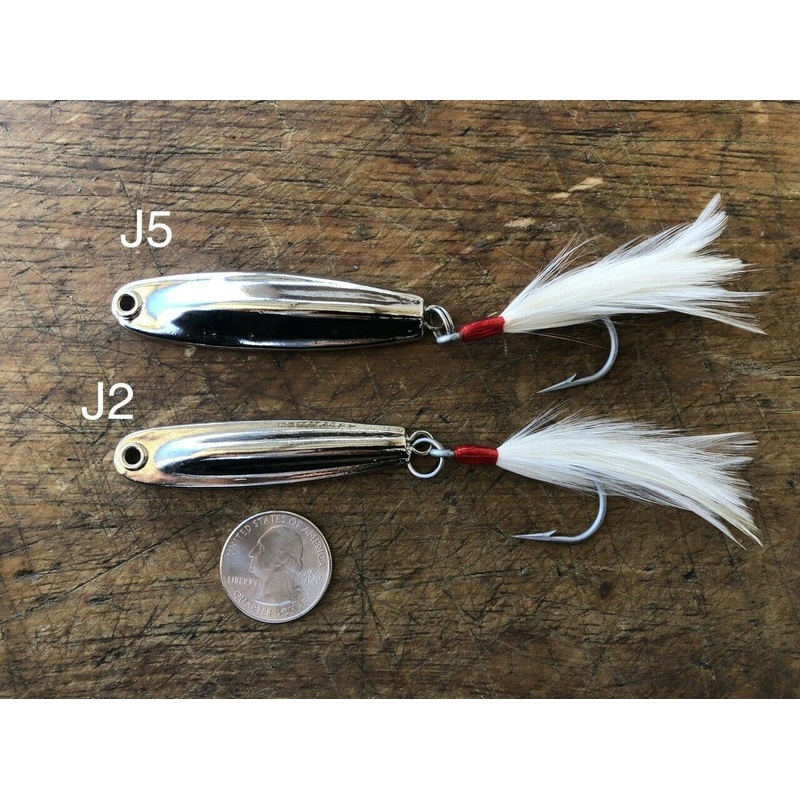 “Charlie Graves Lures”  Combo Pack:1) J5 1-1/2oz & 1) J2 1oz