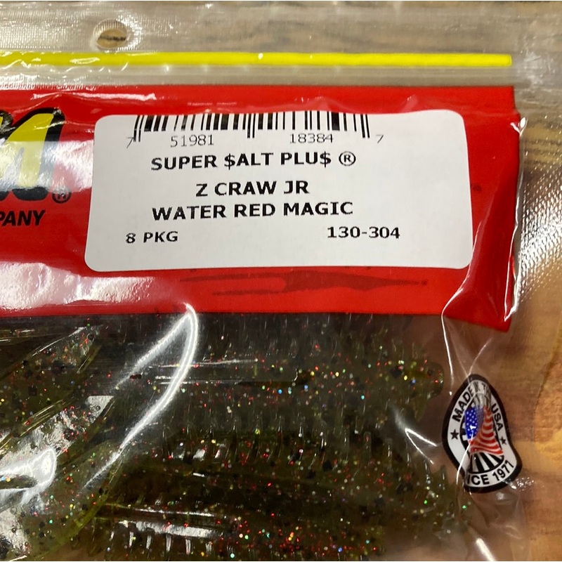Zoom Z Craw Jr. – Watermelon Red Magic