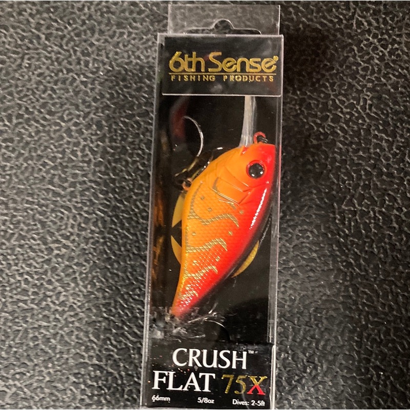 6th Sense Crush Flat 75X – 5/8 oz. Wild Lava Crawfish