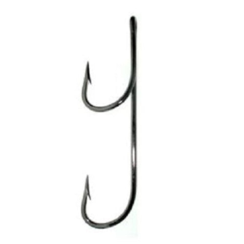 QuickRig Hooks Double Trouble Straight “0” degree – Black Nickel