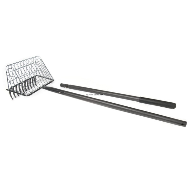 Sea Striker Clam Rake with Basket, 2 pc handle, 10″ basket, 60″ height