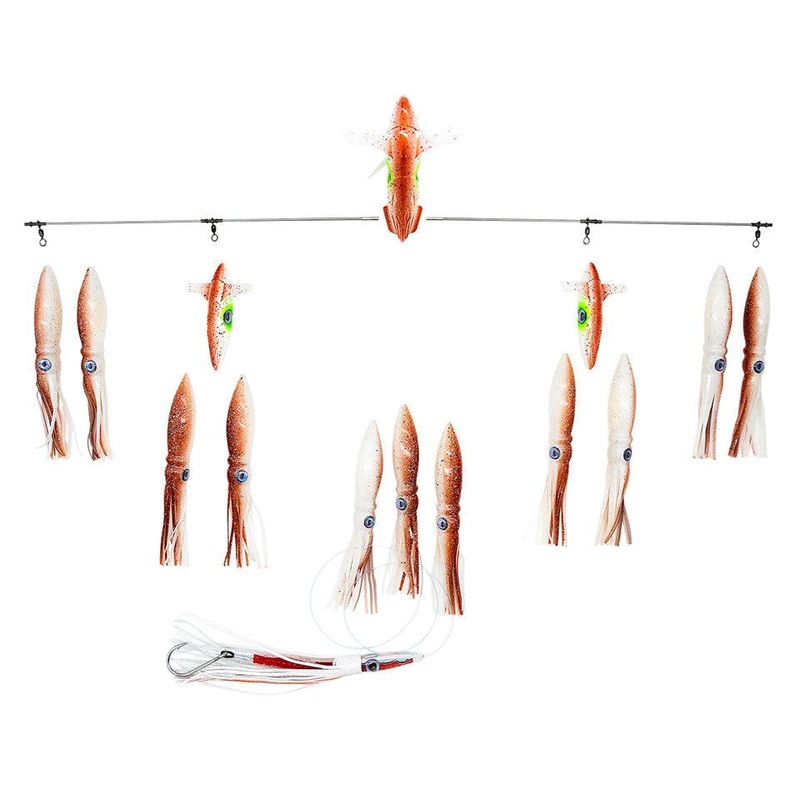 Chatterlures 36″ Side Tracker with 9″ Floating Shell Squid
