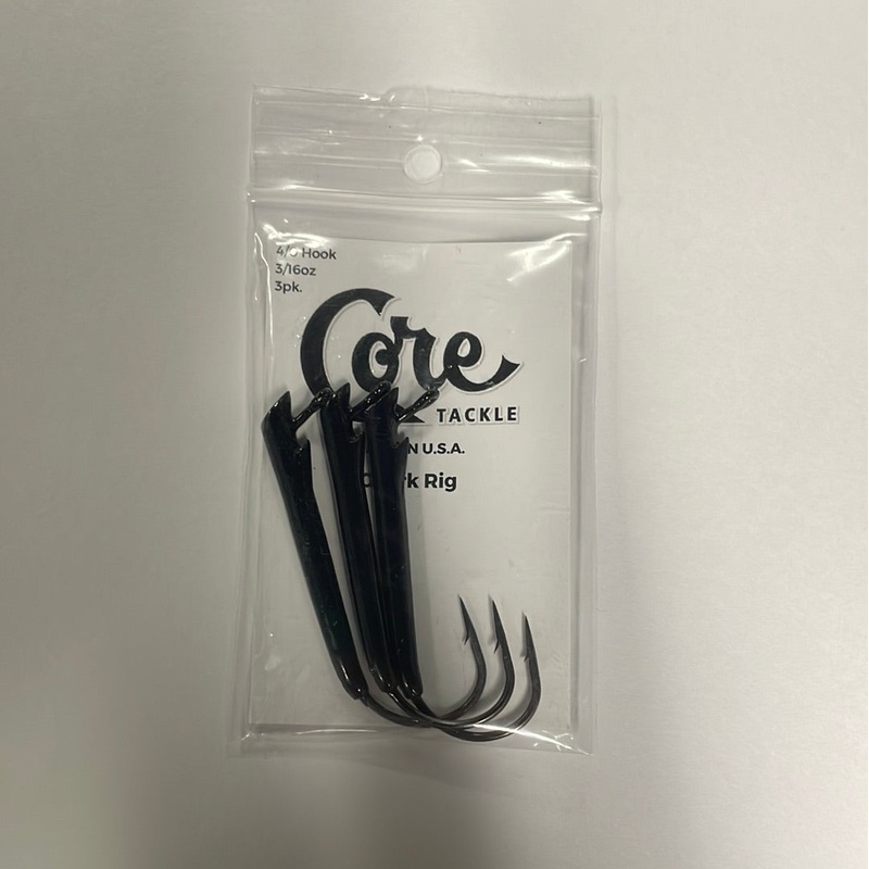 Core Ozark Rig Tush 4/0 – 3/16 oz. Black