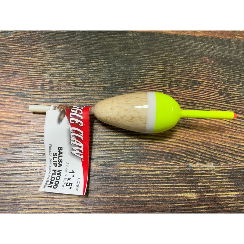 Eagle Claw Balsa Wood Slip Float 1″x5″