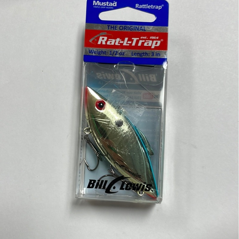 Mustad The Original Rat-L-Trap 1/2 oz. 3 Gold Blue Back