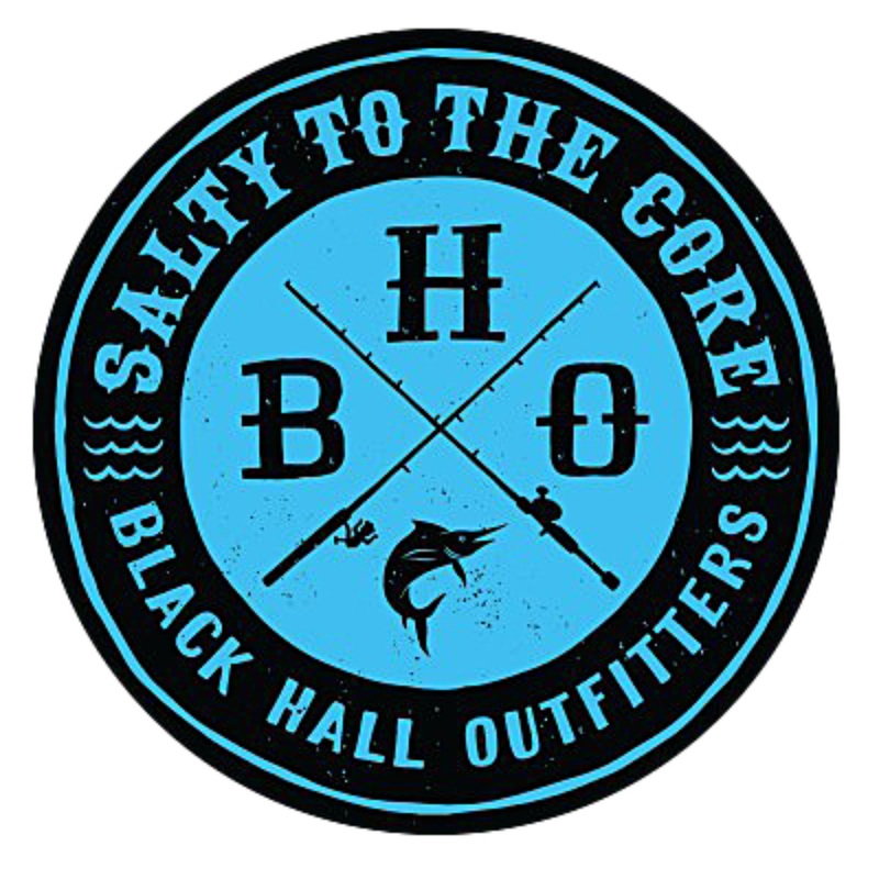 BHO “Salty to the Core” Marlin Badge 4 Inch Round Decals/Stickers