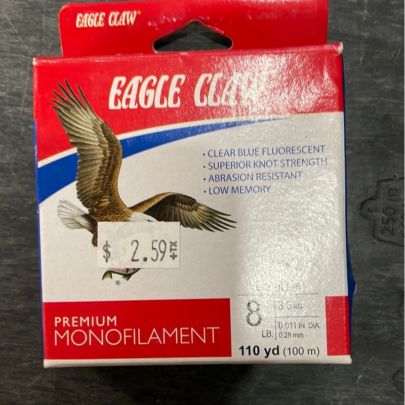 Eagle Claw Premium Monofilament 8lbs. 110yds