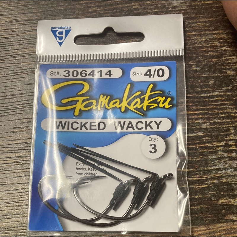 Gamakatsu Wicked Wacky w/Weed Guard 4/0
