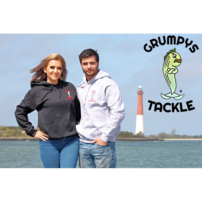 Grumpys Embroidered Hoodie Sweatshirt