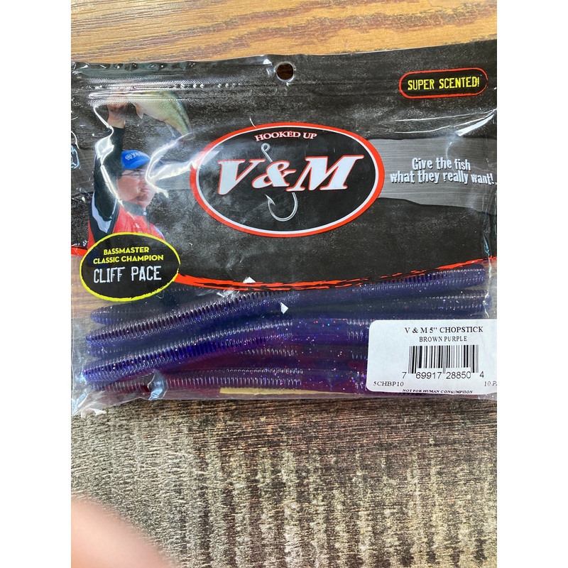 V&M Chopstick 5″ Brown purple
