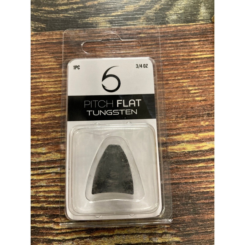 6th Sense Pitch Flat Tungsten 3/4 oz. Black