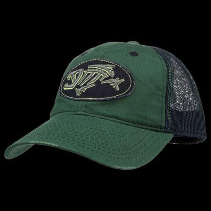 G. Loomis Distressed Oval Cap Green