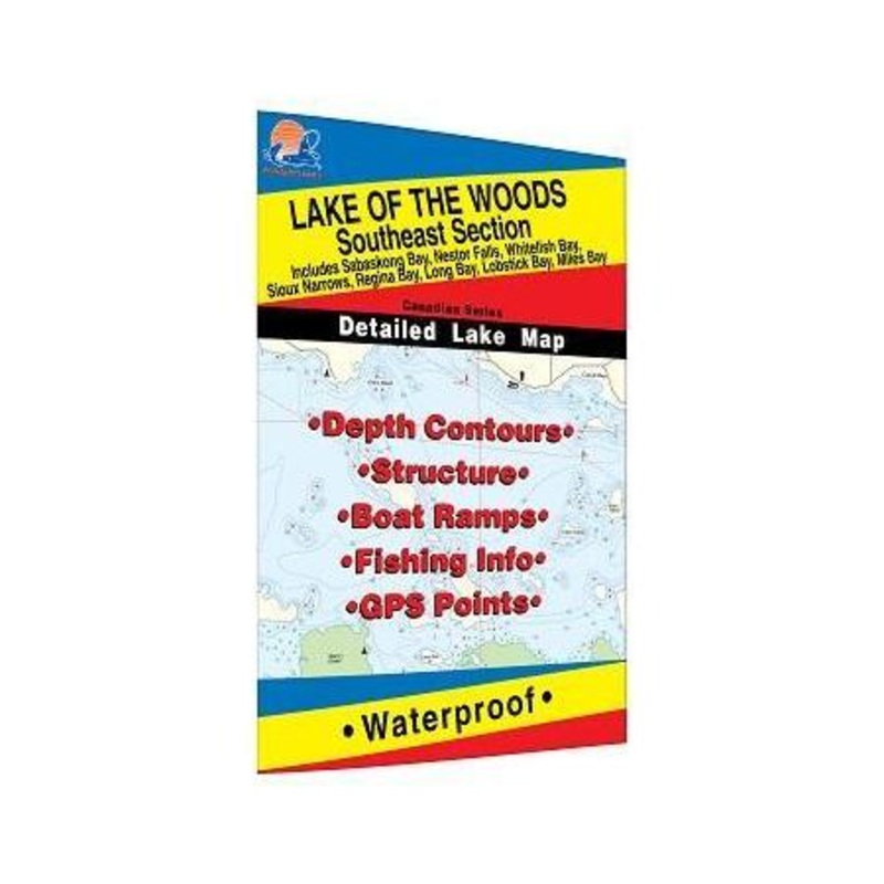 Ontario (Canada) Lake Maps by Fishing Hot Spots