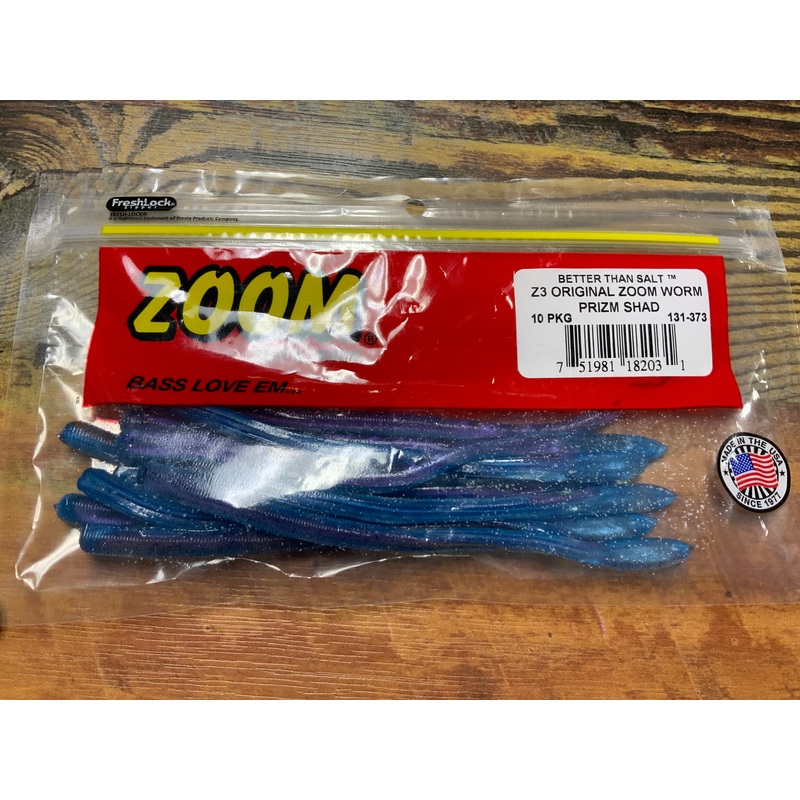 Zoom Z3 Original Worm – Prizm Shad