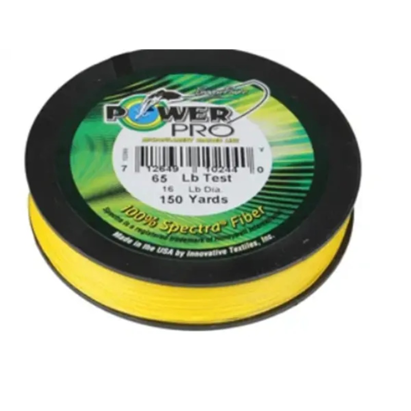 Power Pro Spectra Braided Line Yellow (100 YD)
