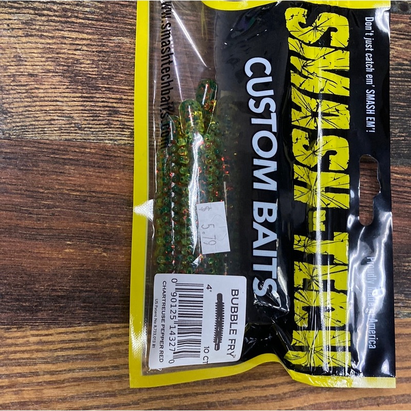 Smash Tech Bubble Fry 4″ Chartreuse Pepper Red