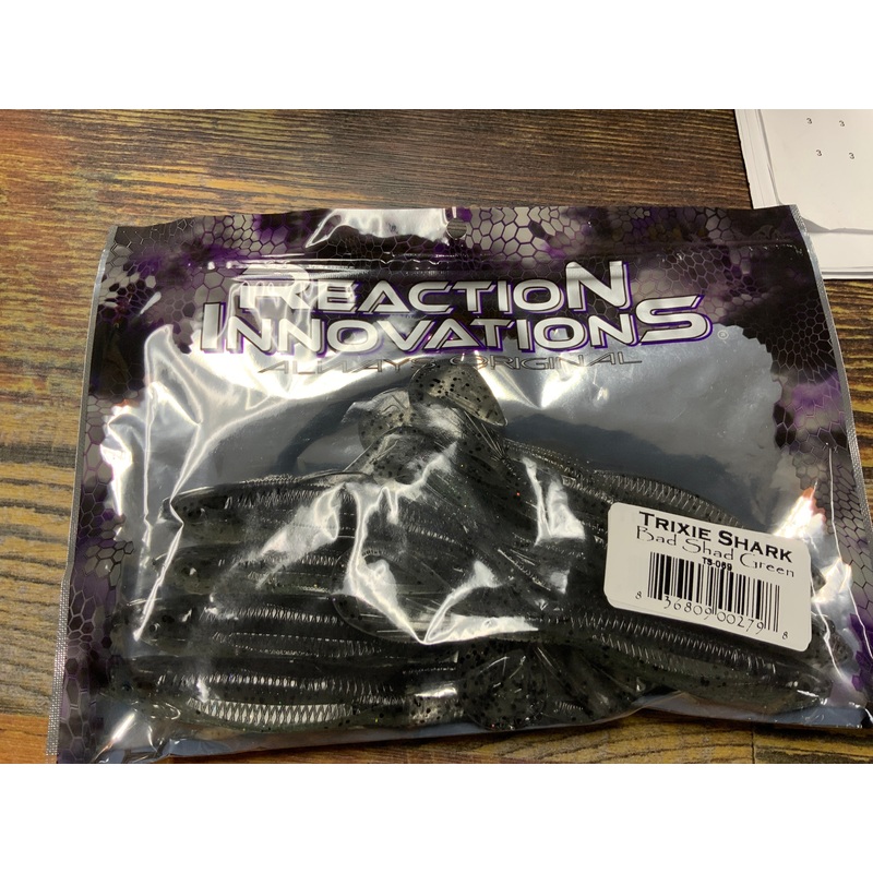 Reaction Innovations Trixie Shark – Bad Shad Green
