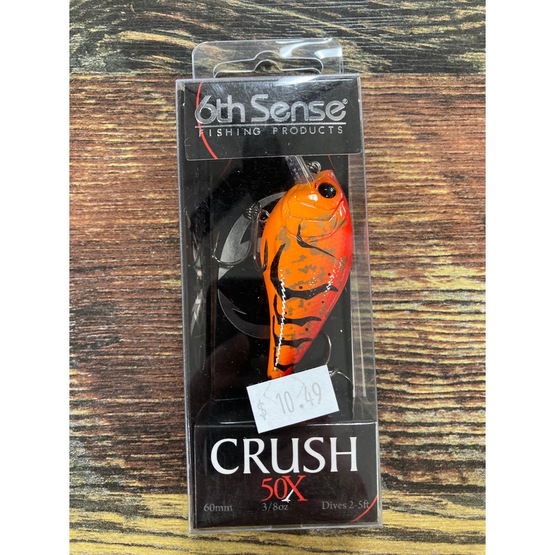 6th Sense Crush 50X – 3/8 oz. Boiled Crawfish