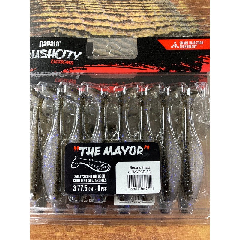 Rapala Crush City The Mayor 3″ Electric Shad