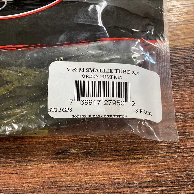 V&M Vertical Shad – Green Pumpkin