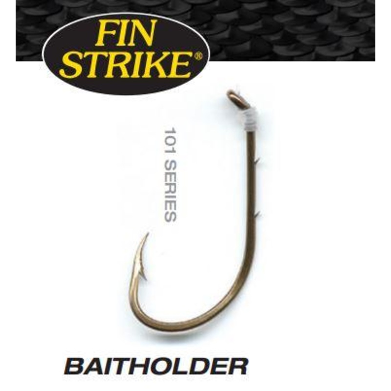 Fin Strike Snelled Bronze Baitholder Hooks