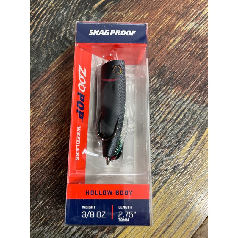 Snag Proof Zoo Pop 3/8 oz. 2.75″ Black