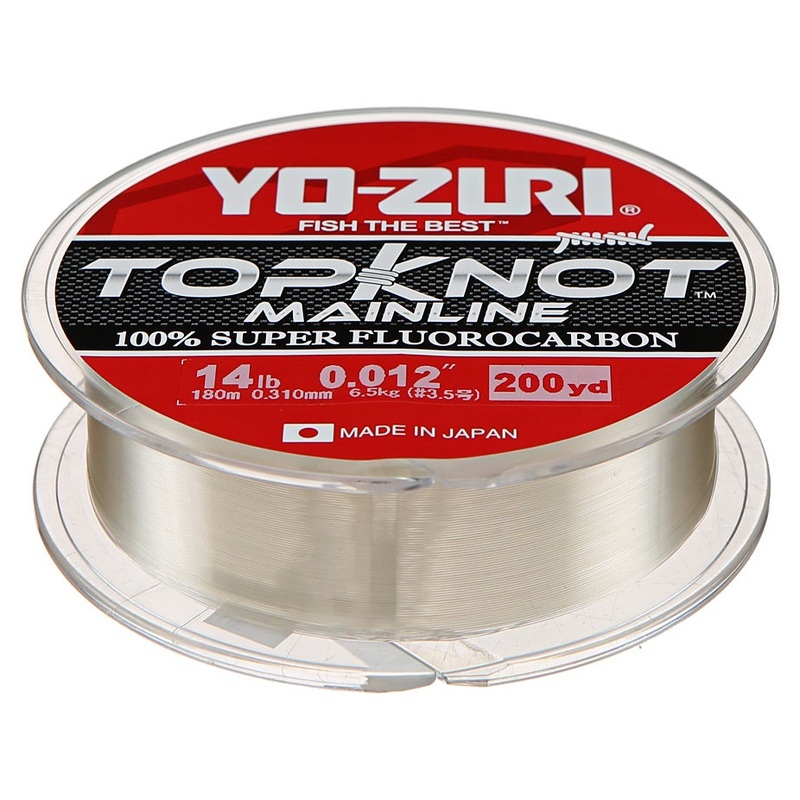 Yo-Zuri Topknot Mainline Fluorocarbon Line (10lbs)