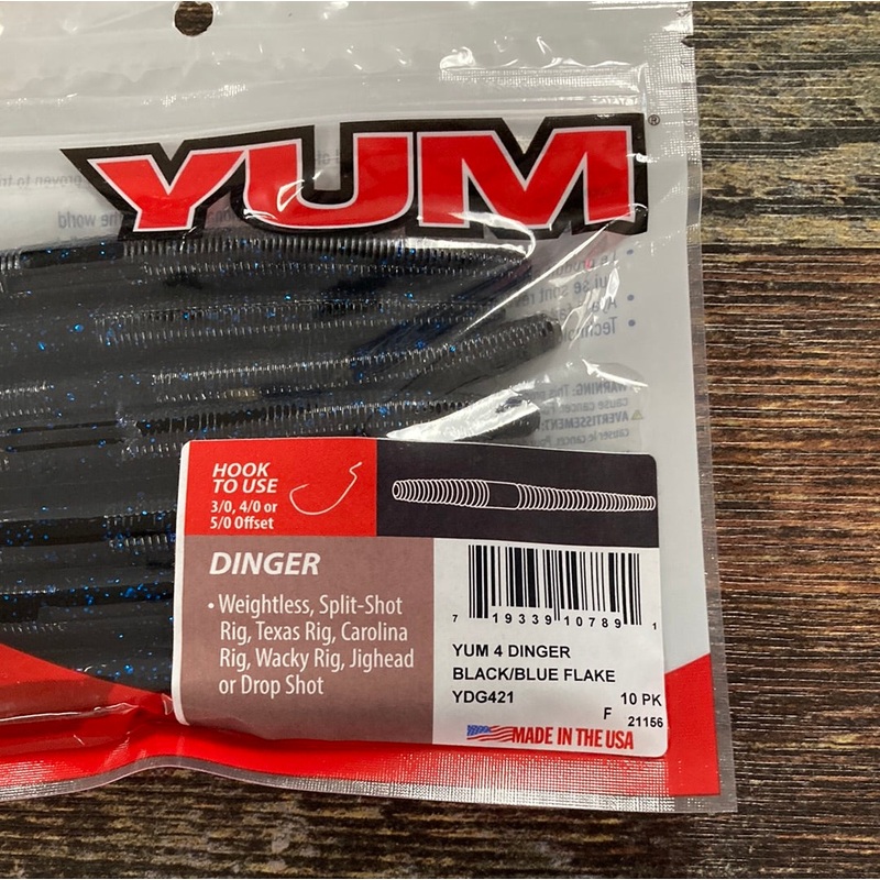 Yum Dinger 4 – Black/ Blue Flake