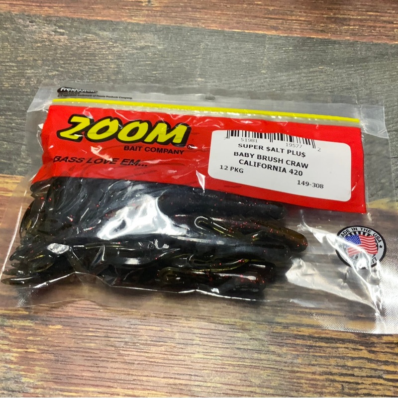Zoom Baby Brush Craw – California 420