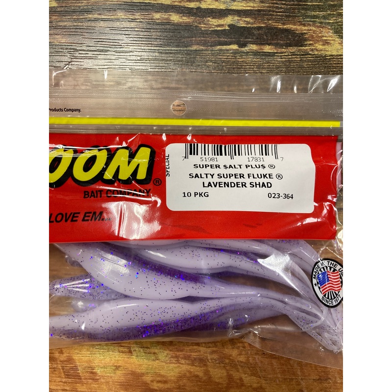 Zoom Super Fluke 5″ Lavender Shad