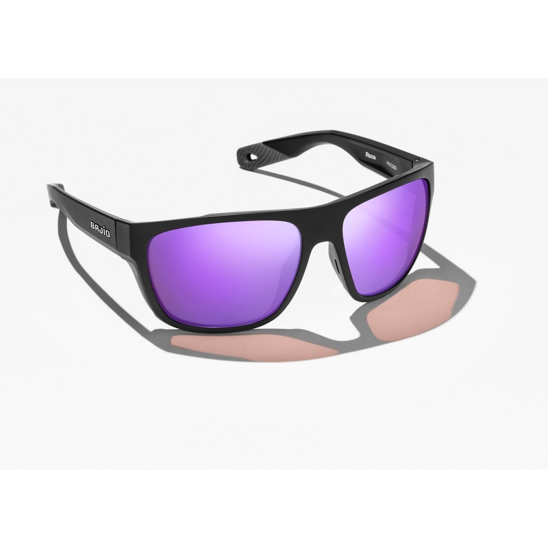 Bajo Las Rocas Sunglasses – Black Matte Frame / Green Mirror Lens – Readers +2.5