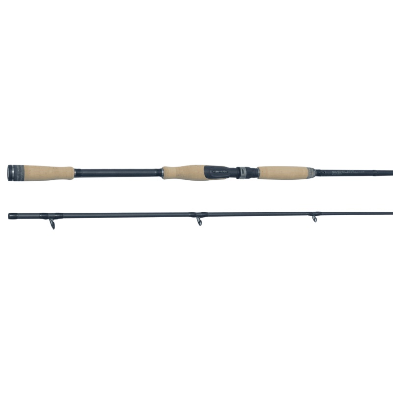 Bonehead Black 2pc Spinning Rod