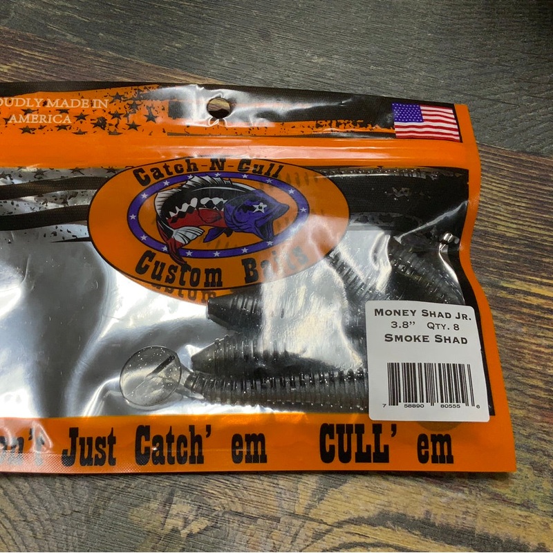 Catch-N-Cull Money Shad Jr. 3.8″ Smoke Shad